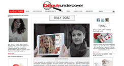 Desktop Screenshot of beautyundercover.com